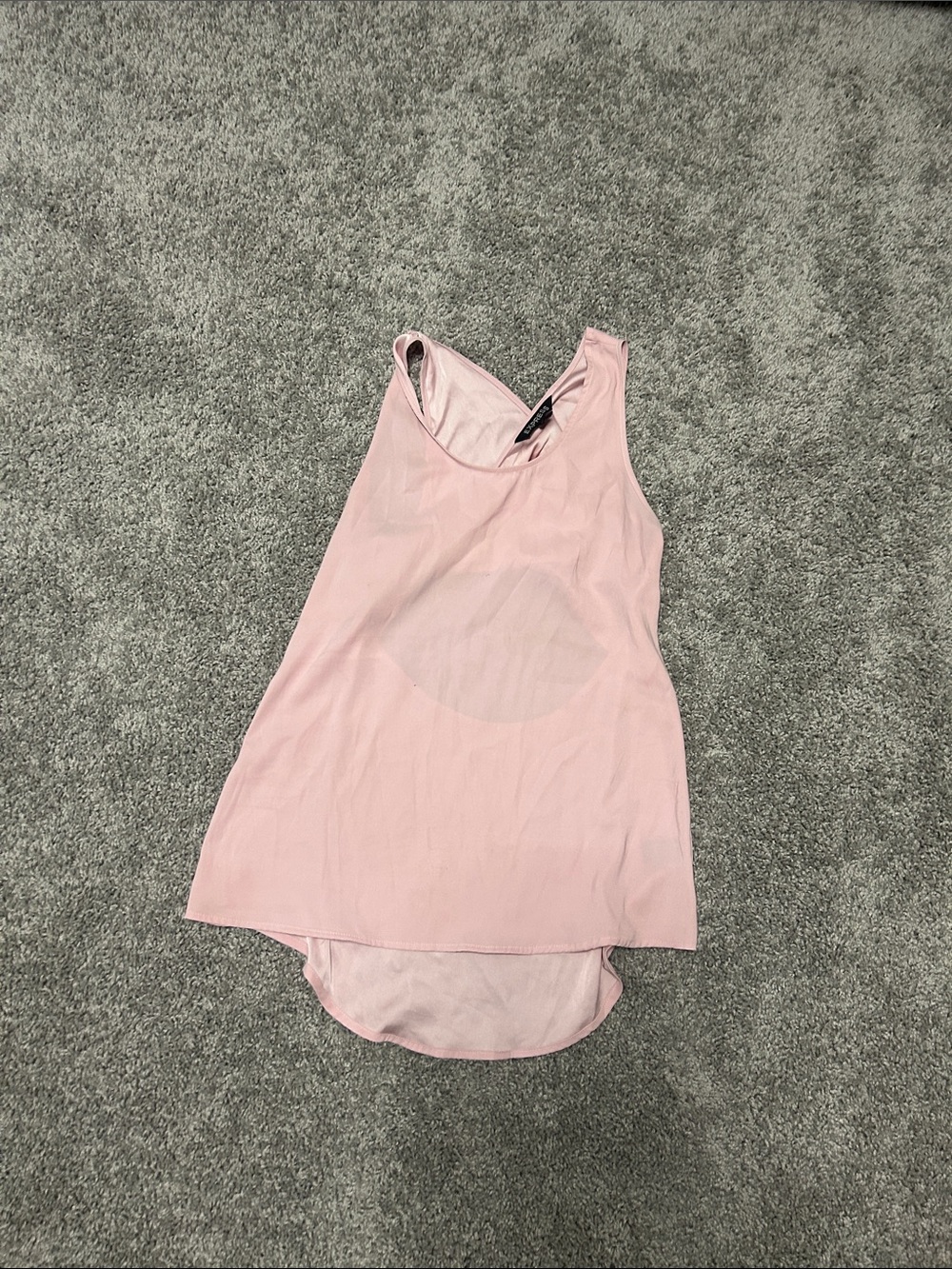 Express Pale Pink Racerback Sleep Tank